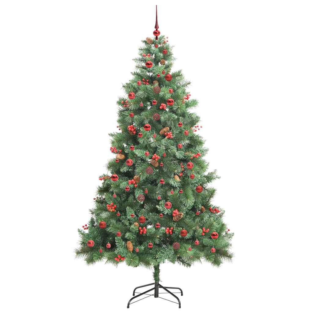 Artificial Christmas Tree Green 240 cm PVC and Metal