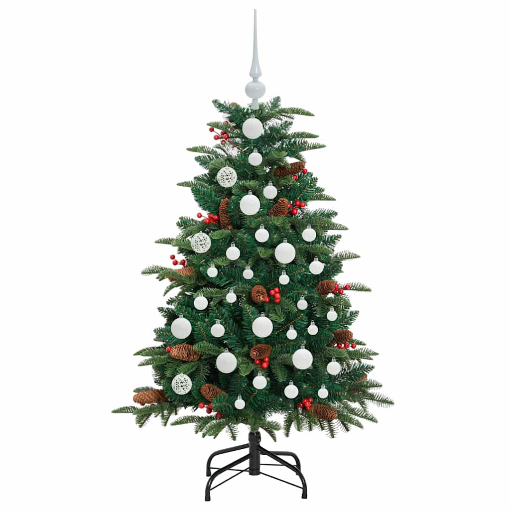 Artificial Christmas Tree with LED Strip Lights Green 120 cm