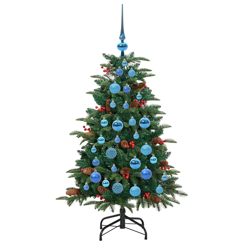 Artificial Christmas Tree with LED Strip Lights Green 120 cm