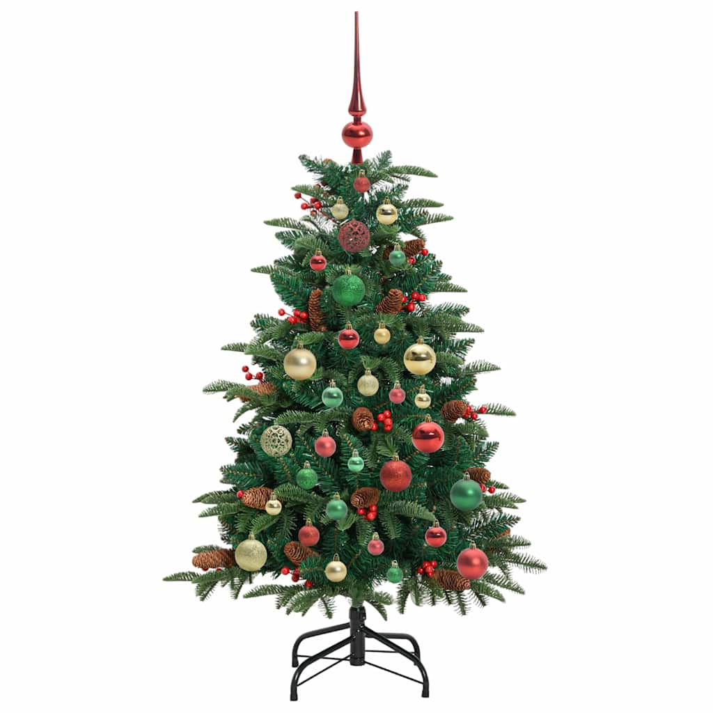 Artificial Christmas Tree with LED Strip Lights Green 120 cm