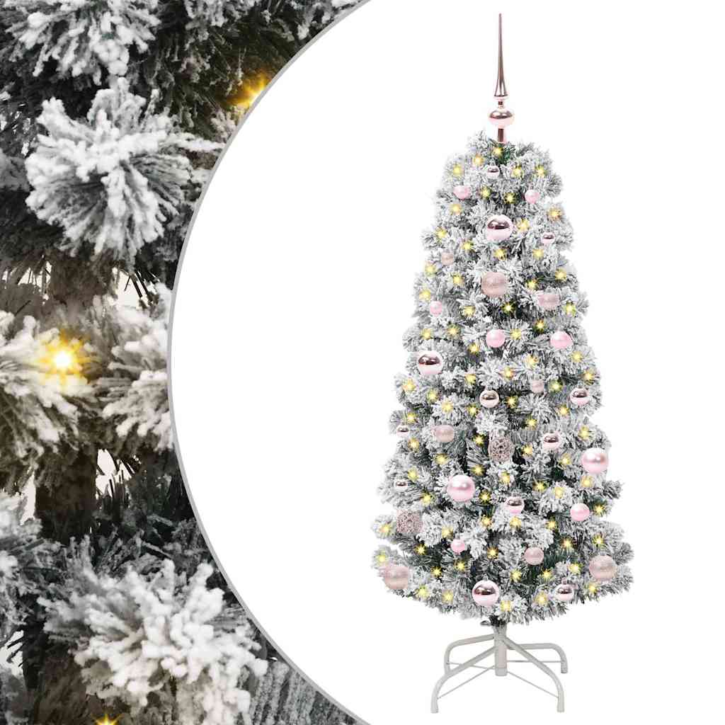 Artificial Hinged Christmas Tree 120 cm PVC
