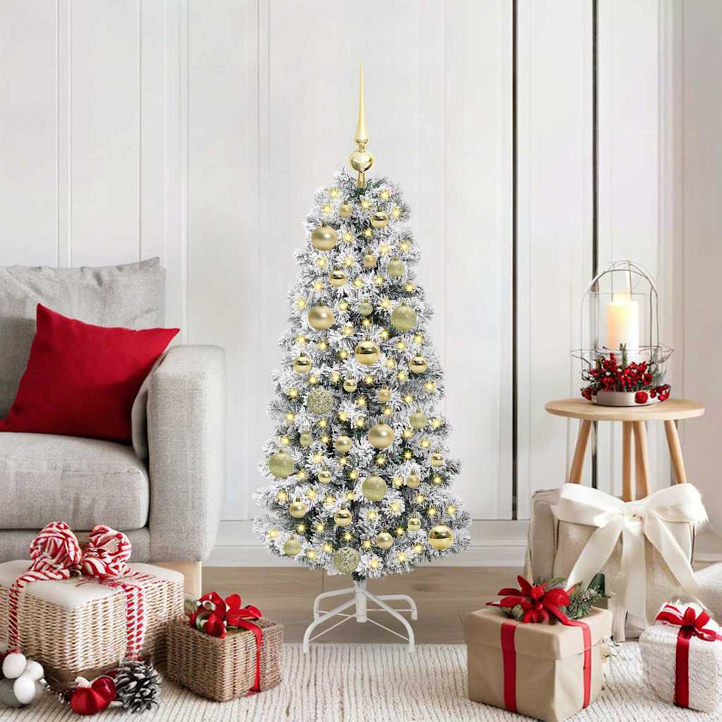 Artificial Hinged Christmas Tree 120 cm PVC