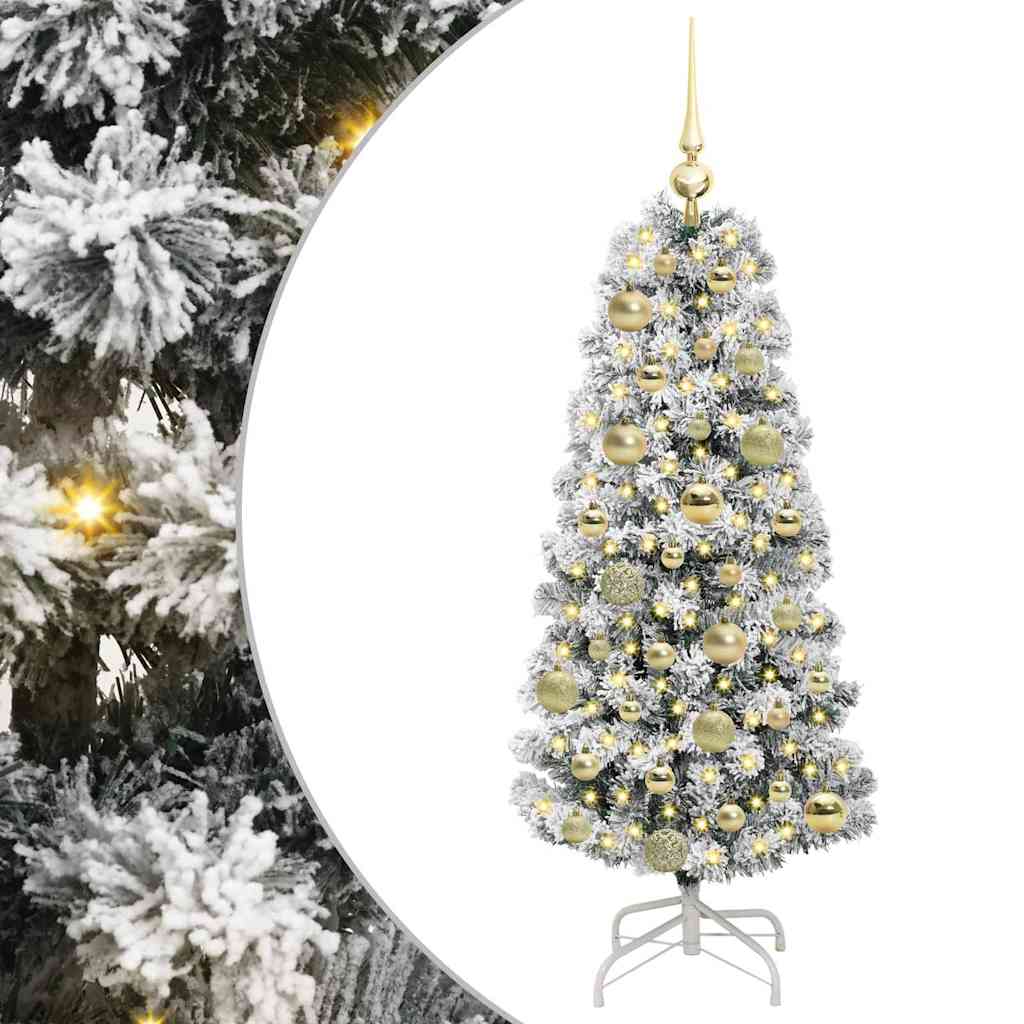 Artificial Hinged Christmas Tree 120 cm PVC