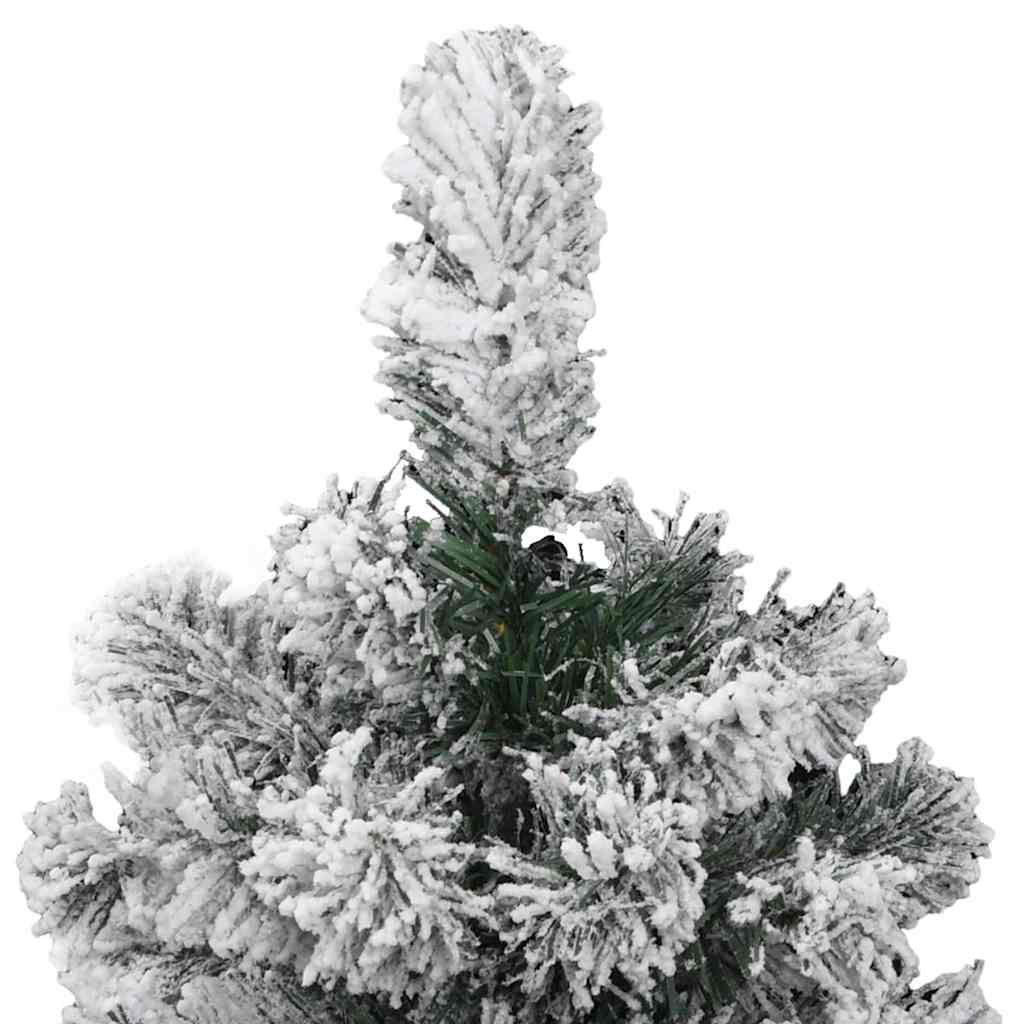 Artificial Hinged Christmas Tree Green and White 120 cm