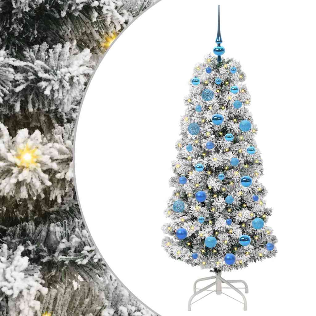 Artificial Hinged Christmas Tree 150 cm PVC