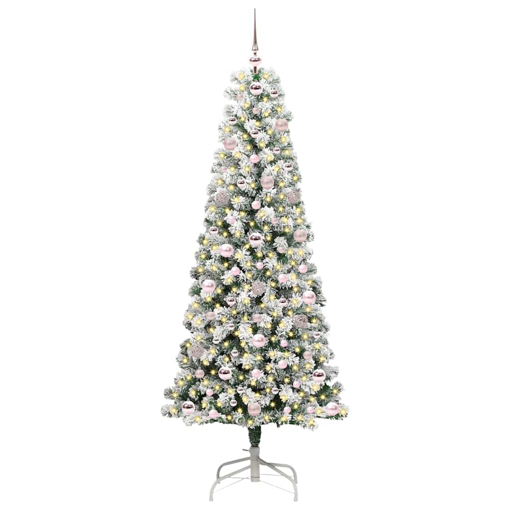 Artificial Hinged Christmas Tree 180 cm PVC