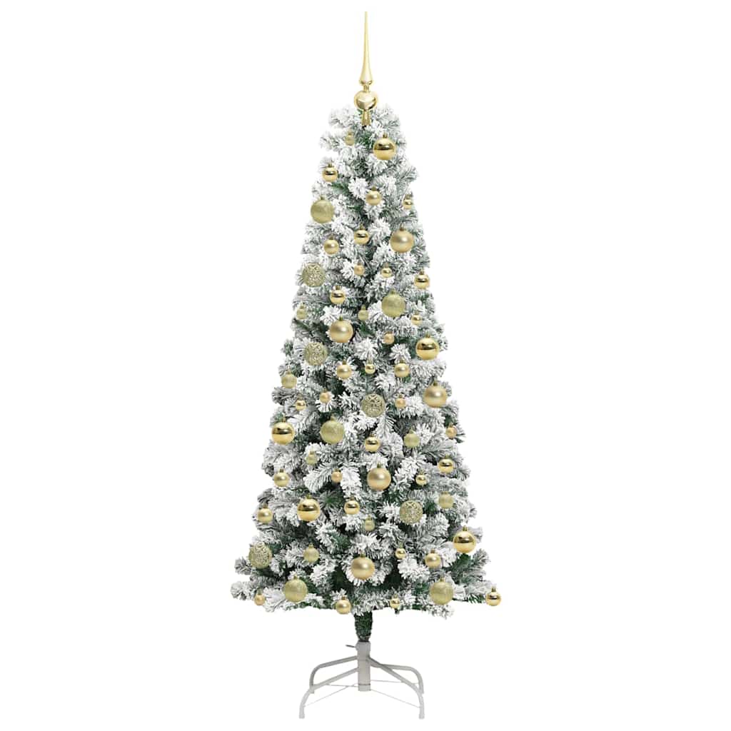 Artificial Hinged Christmas Tree 180 cm PVC