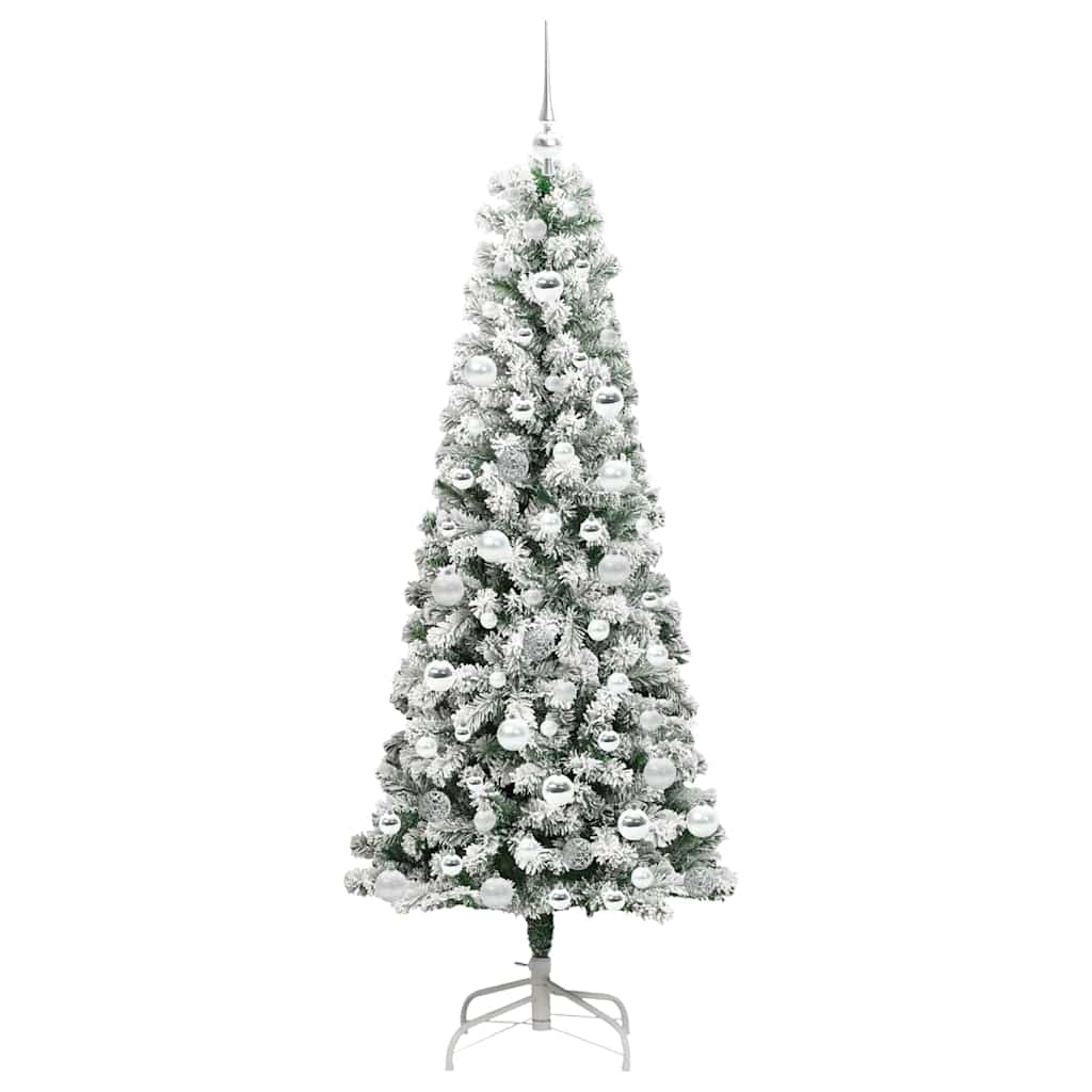 Artificial Hinged Christmas Tree 180 cm PVC