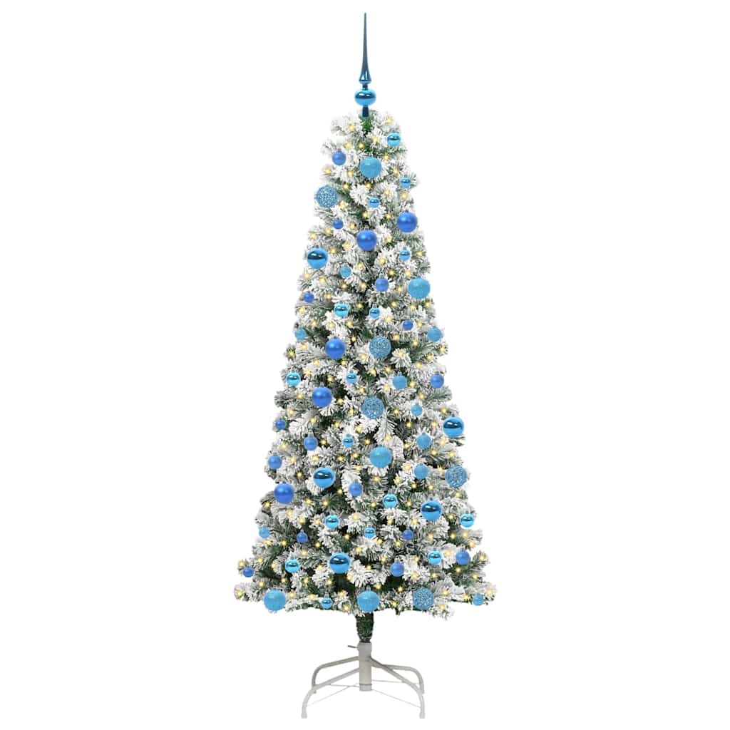 Artificial Hinged Christmas Tree 180 cm PVC