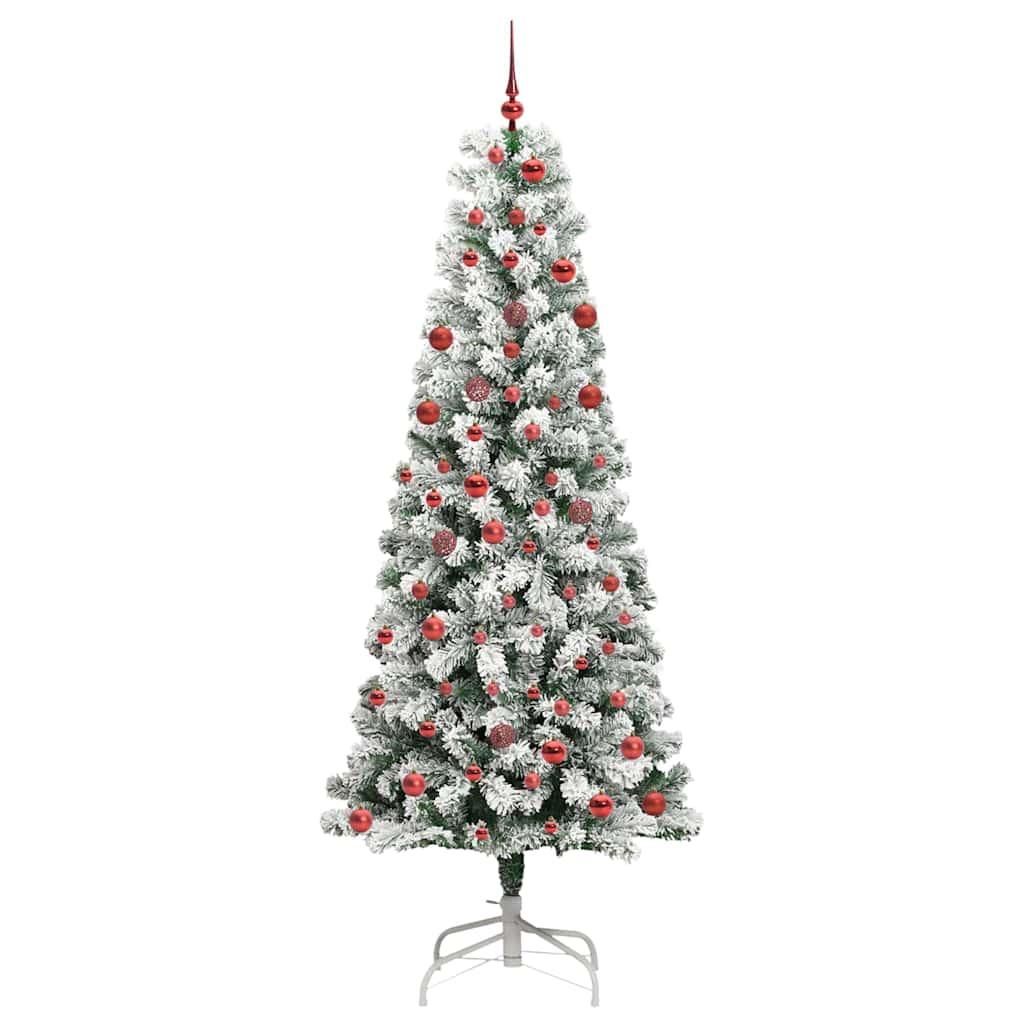 Artificial Hinged Christmas Tree 210 cm PVC