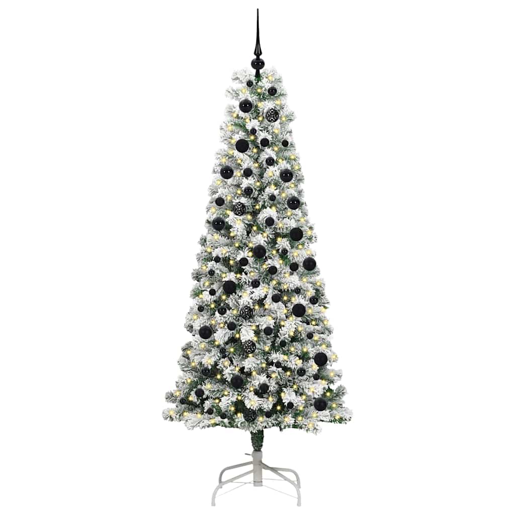 Artificial Hinged Christmas Tree 210 cm PVC