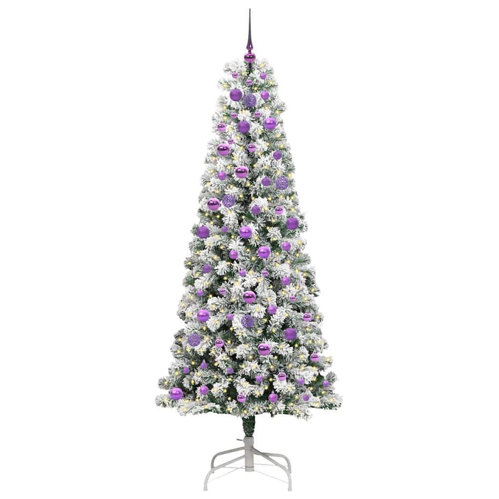 Artificial Hinged Christmas Tree 210 cm PVC