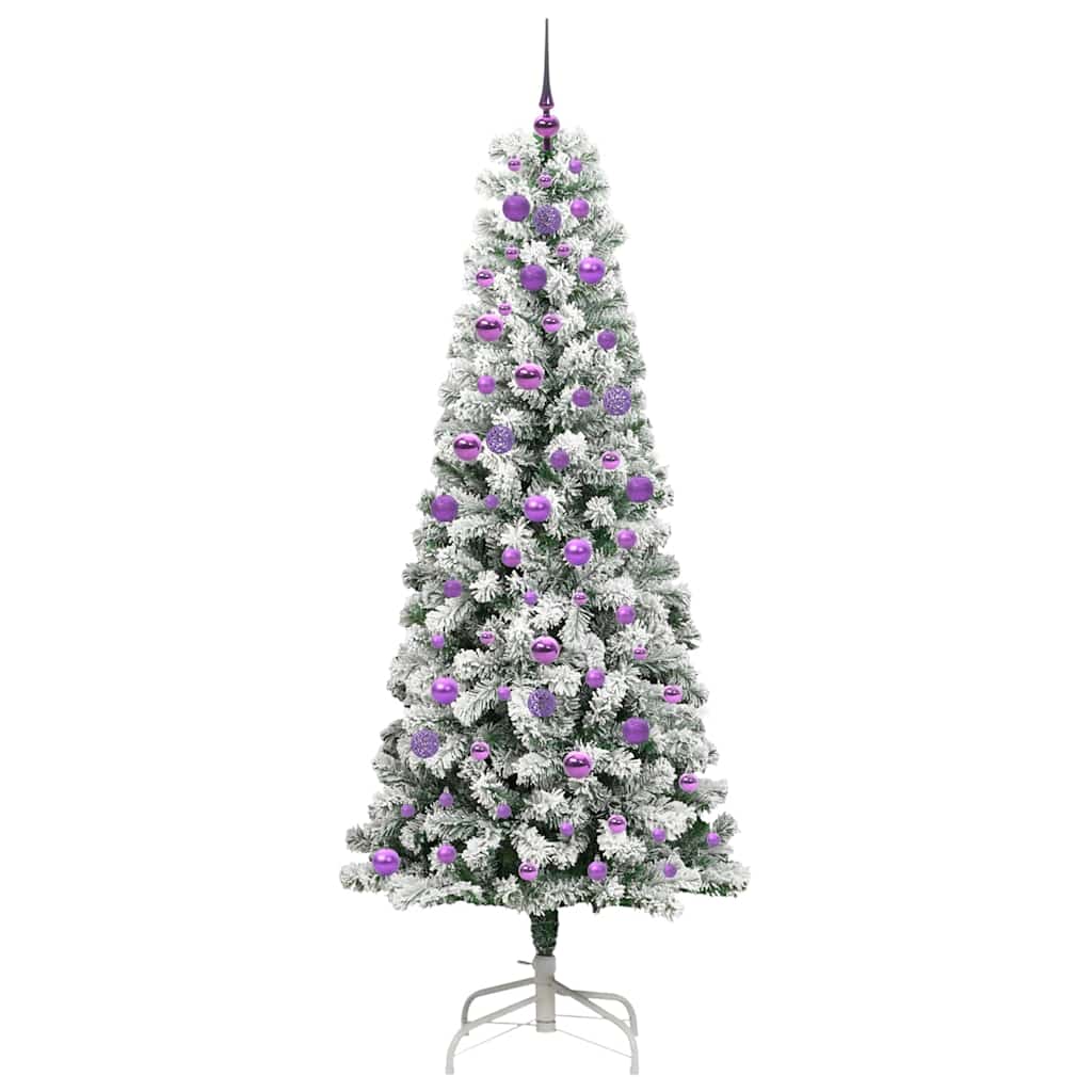Artificial Hinged Christmas Tree 210 cm PVC