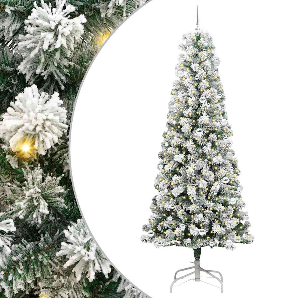 Artificial Hinged Christmas Tree 240 cm PVC