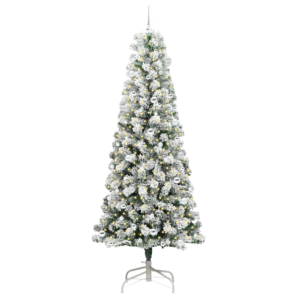 Artificial Hinged Christmas Tree 240 cm PVC
