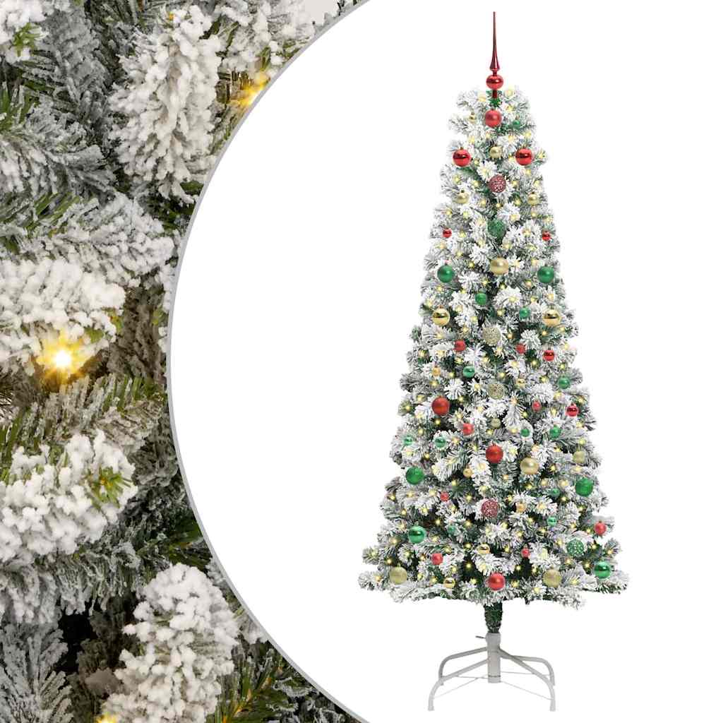 Artificial Hinged Christmas Tree 240 cm PVC