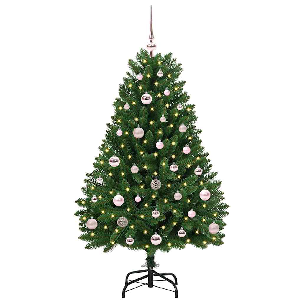 Artificial Christmas Tree Green 120 cm PVC and Metal