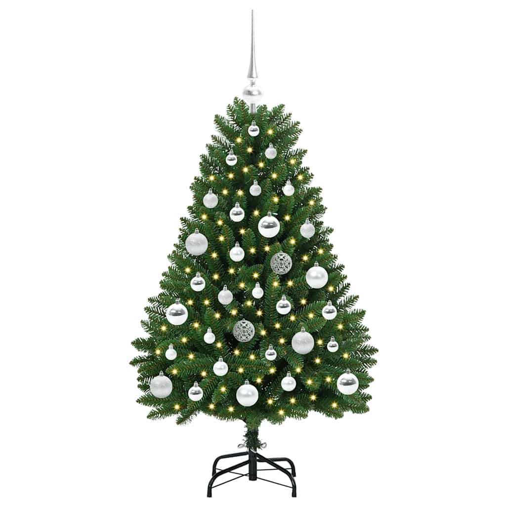 Artificial Christmas Tree Green 120 cm PVC and Metal