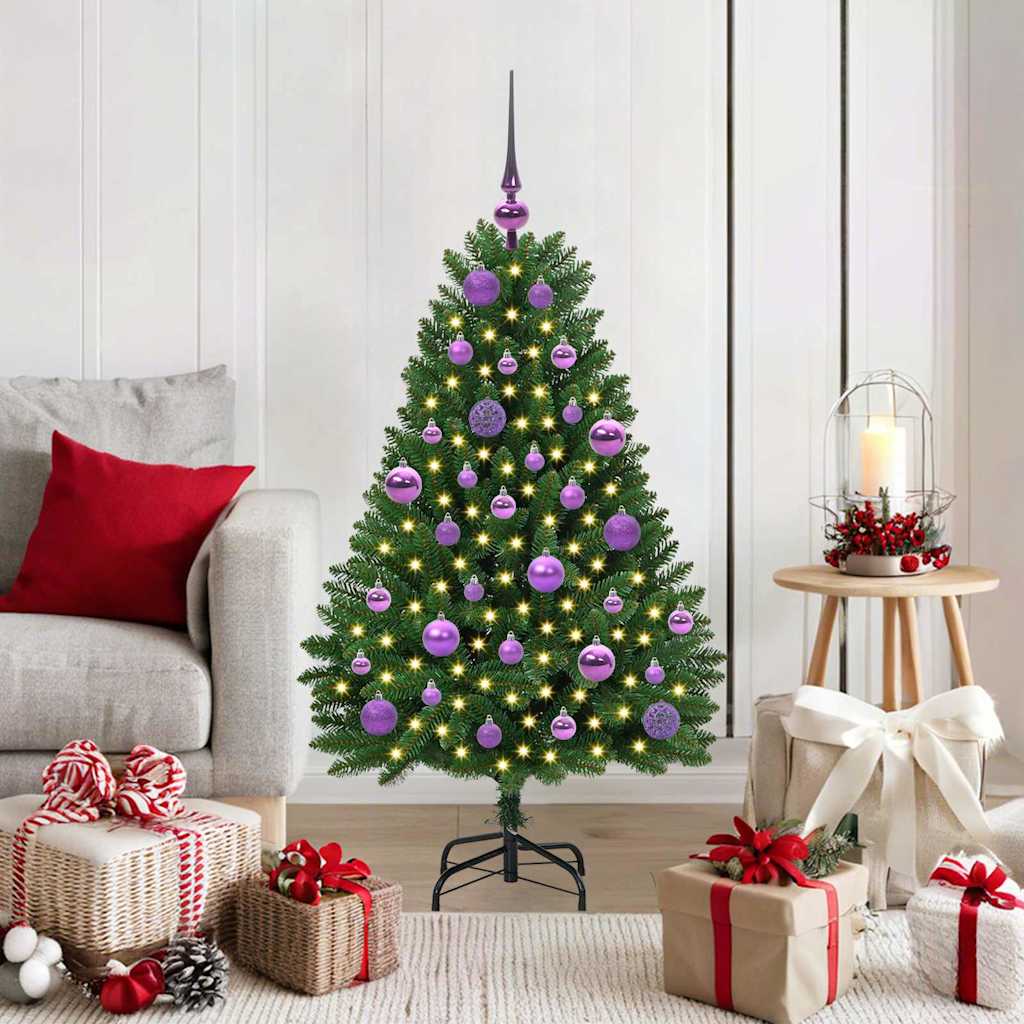 Artificial Christmas Tree Green 120 cm PVC and Metal