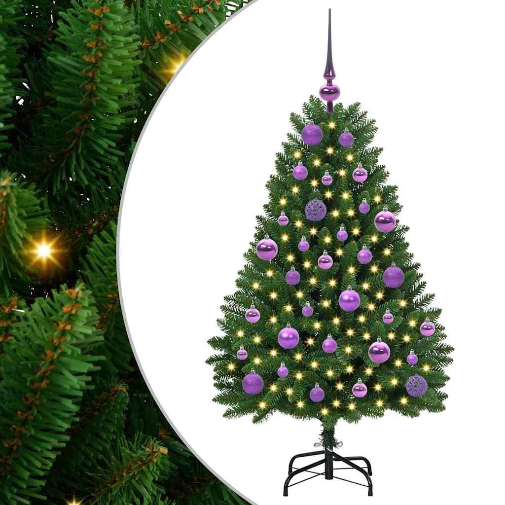 Artificial Christmas Tree Green 120 cm PVC and Metal