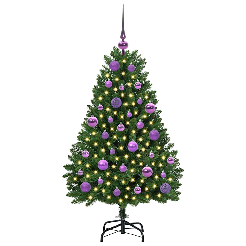 Artificial Christmas Tree Green 120 cm PVC and Metal