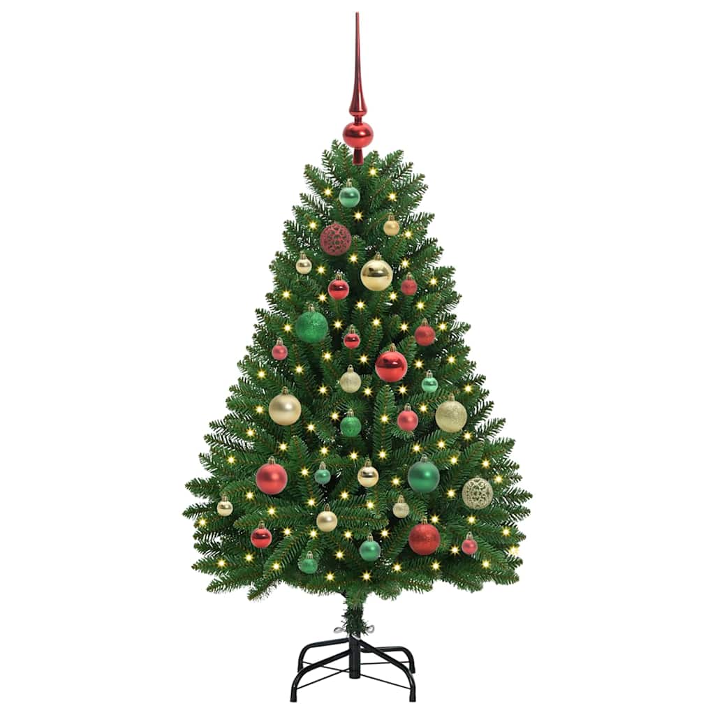 Artificial Christmas Tree Green 120 cm PVC and Metal