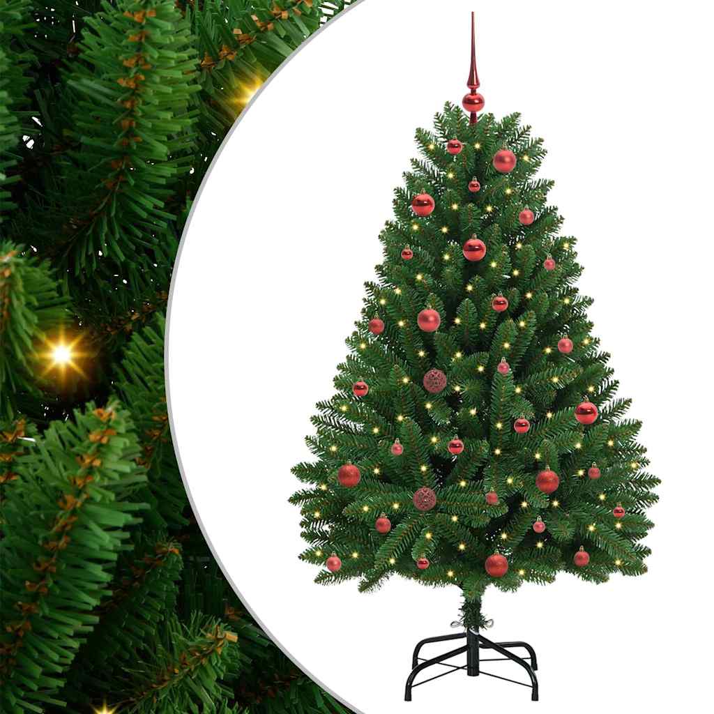 Artificial Christmas Tree Green 150 cm PVC and Metal