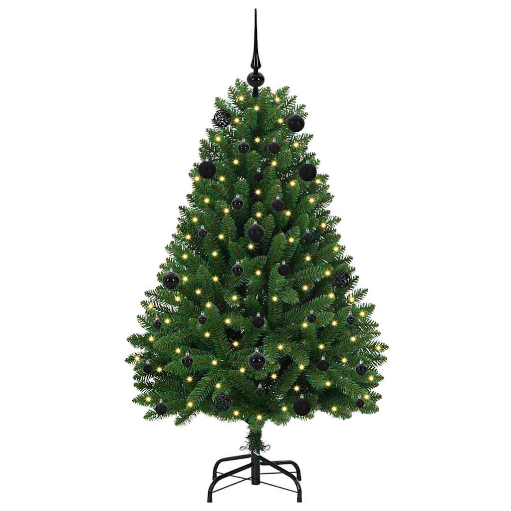 Artificial Christmas Tree Green 150 cm PVC and Metal