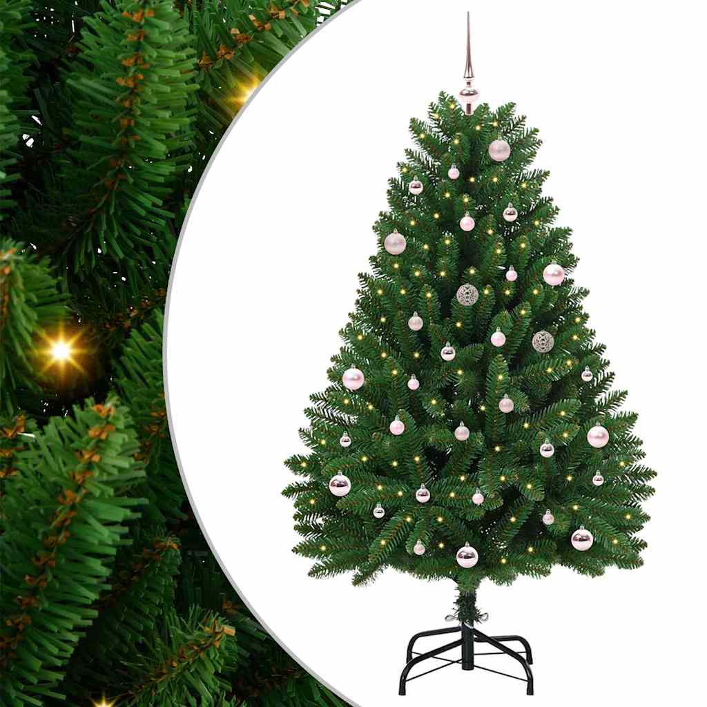 Artificial Christmas Tree Green 150 cm PVC and Metal