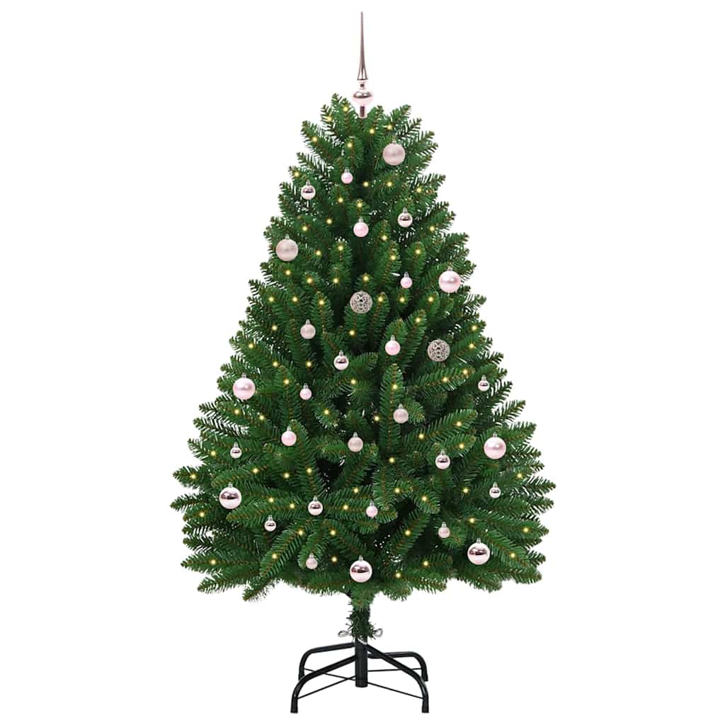 Artificial Christmas Tree Green 150 cm PVC and Metal