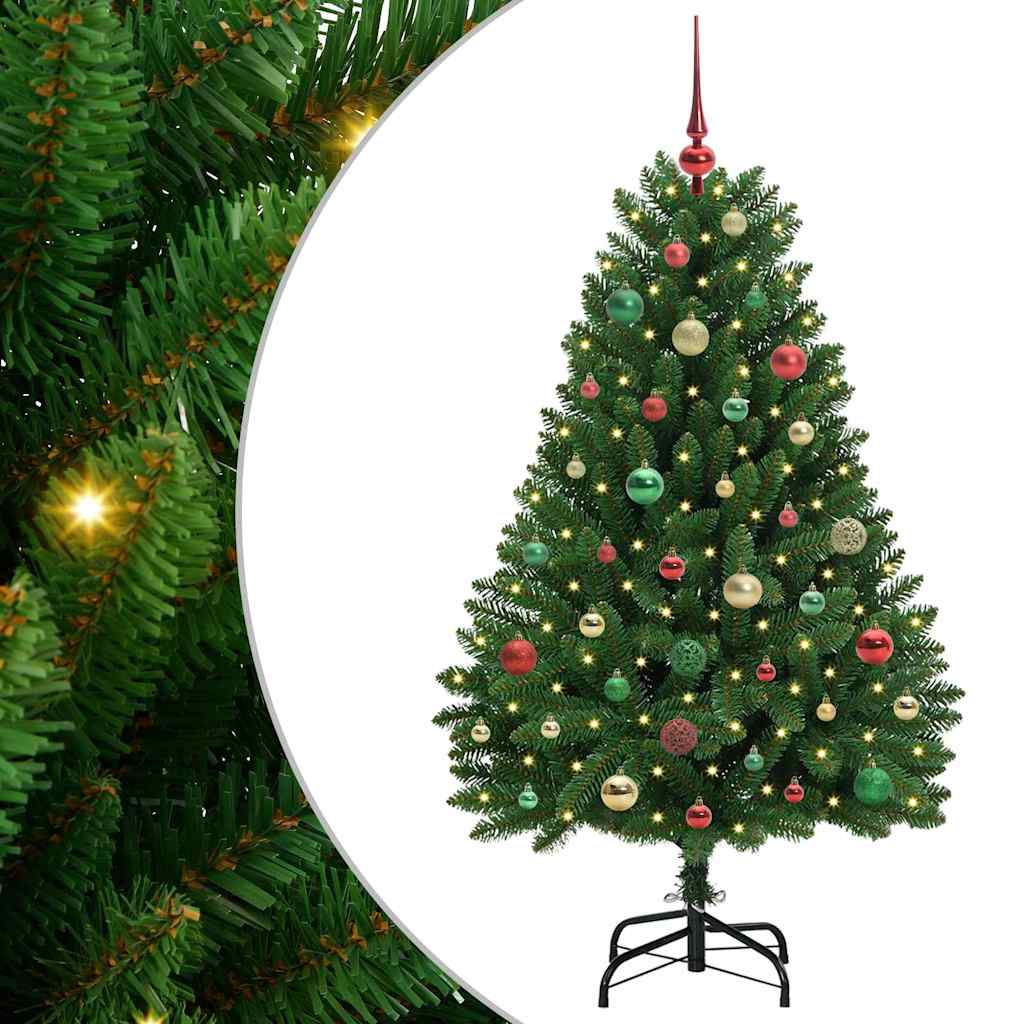 Artificial Christmas Tree Green 150 cm PVC and Metal