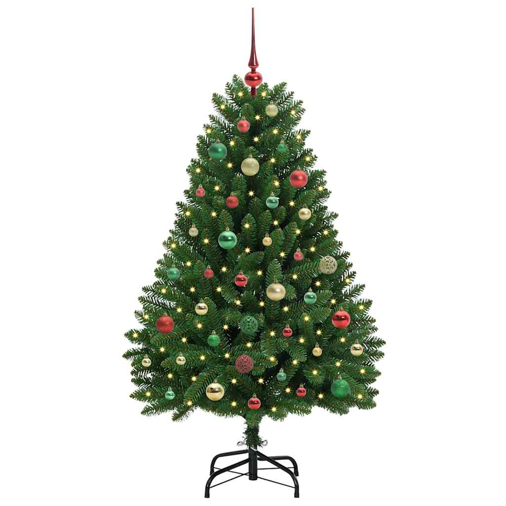 Artificial Christmas Tree Green 150 cm PVC and Metal