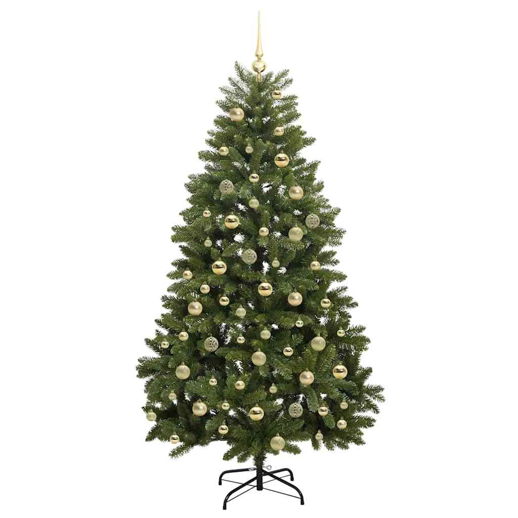 Artificial Christmas Tree Green 180 cm PVC and Metal