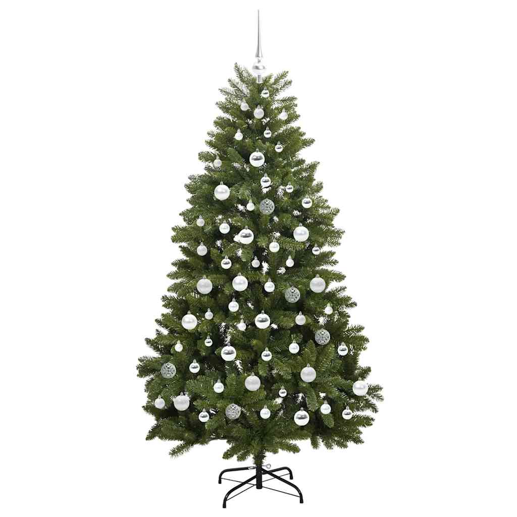 Artificial Christmas Tree Green 180 cm PVC and Metal