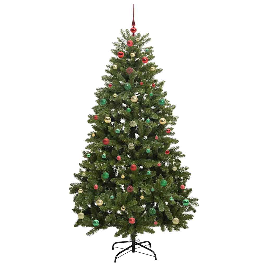 Artificial Christmas Tree Green 180 cm PVC and Metal