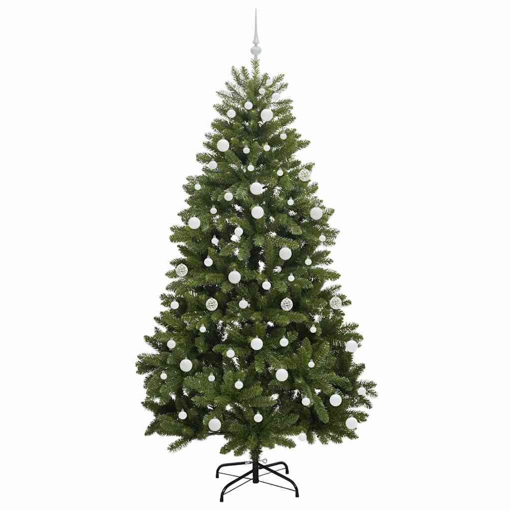 Artificial Christmas Tree Green 210 cm PVC and Metal