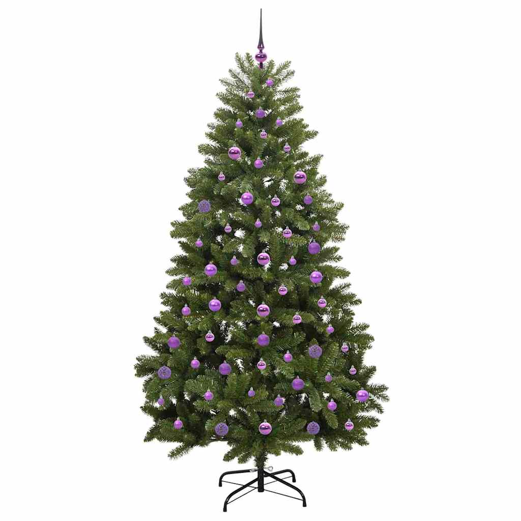 Artificial Christmas Tree Green 210 cm PVC and Metal