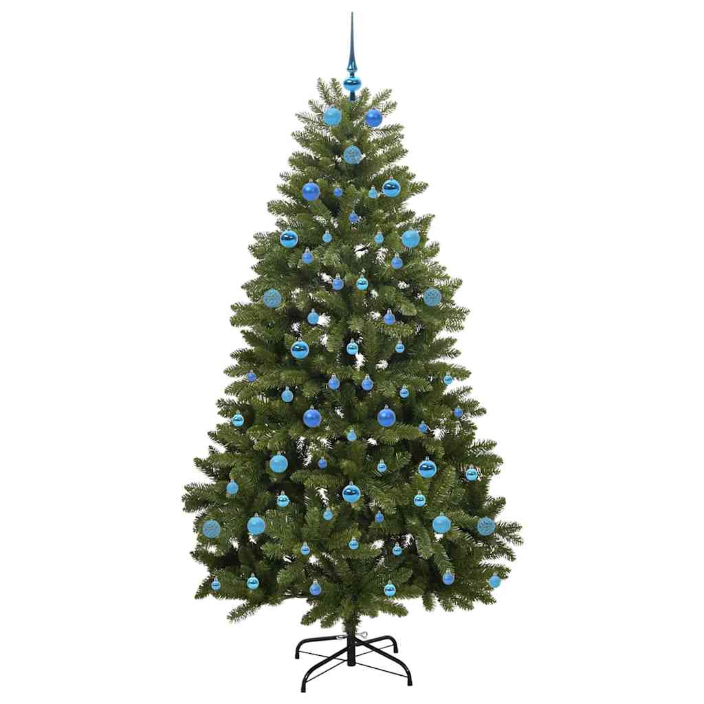Artificial Christmas Tree Green 210 cm PVC and Metal