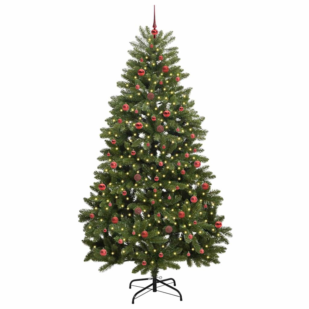 Artificial Christmas Tree Green 240 cm PVC and Metal