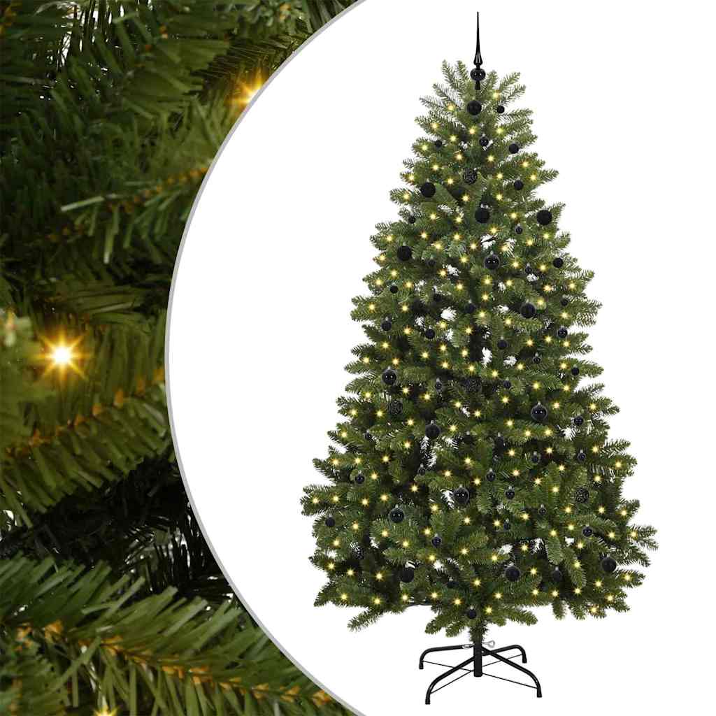 Artificial Christmas Tree Green 240 cm PVC and Metal