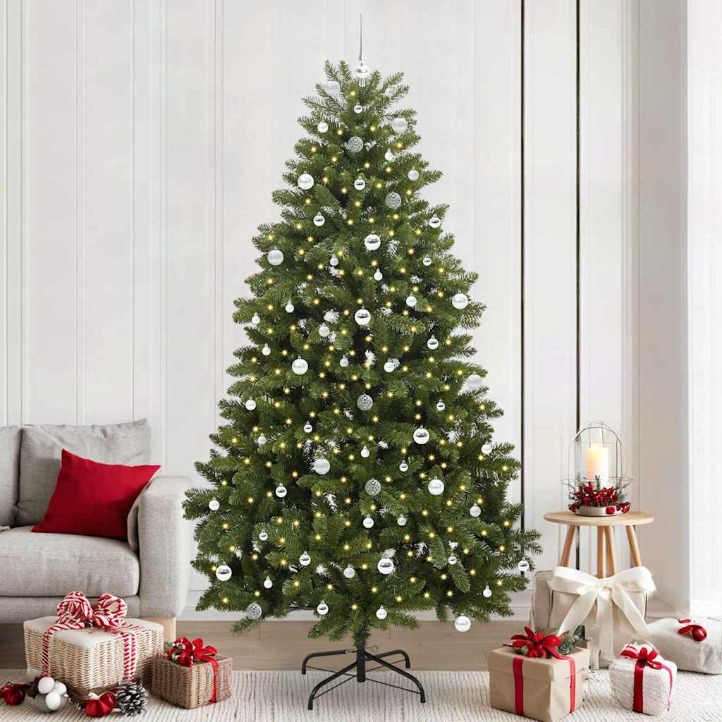 Artificial Christmas Tree Green 240 cm PVC and Metal