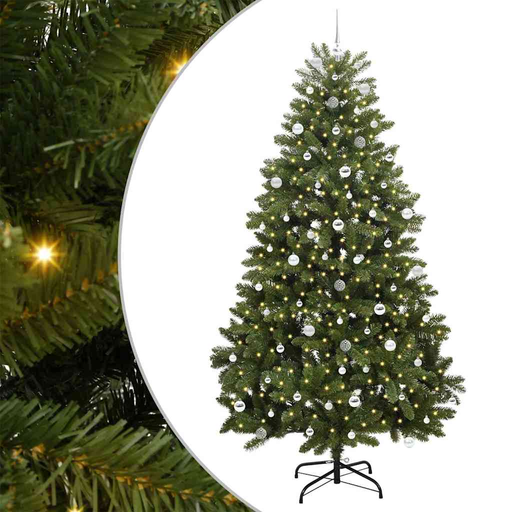 Artificial Christmas Tree Green 240 cm PVC and Metal