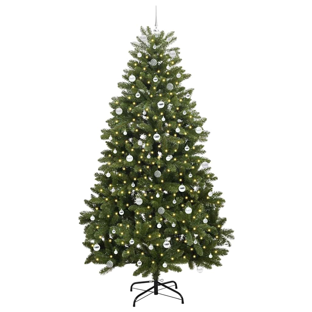 Artificial Christmas Tree Green 240 cm PVC and Metal