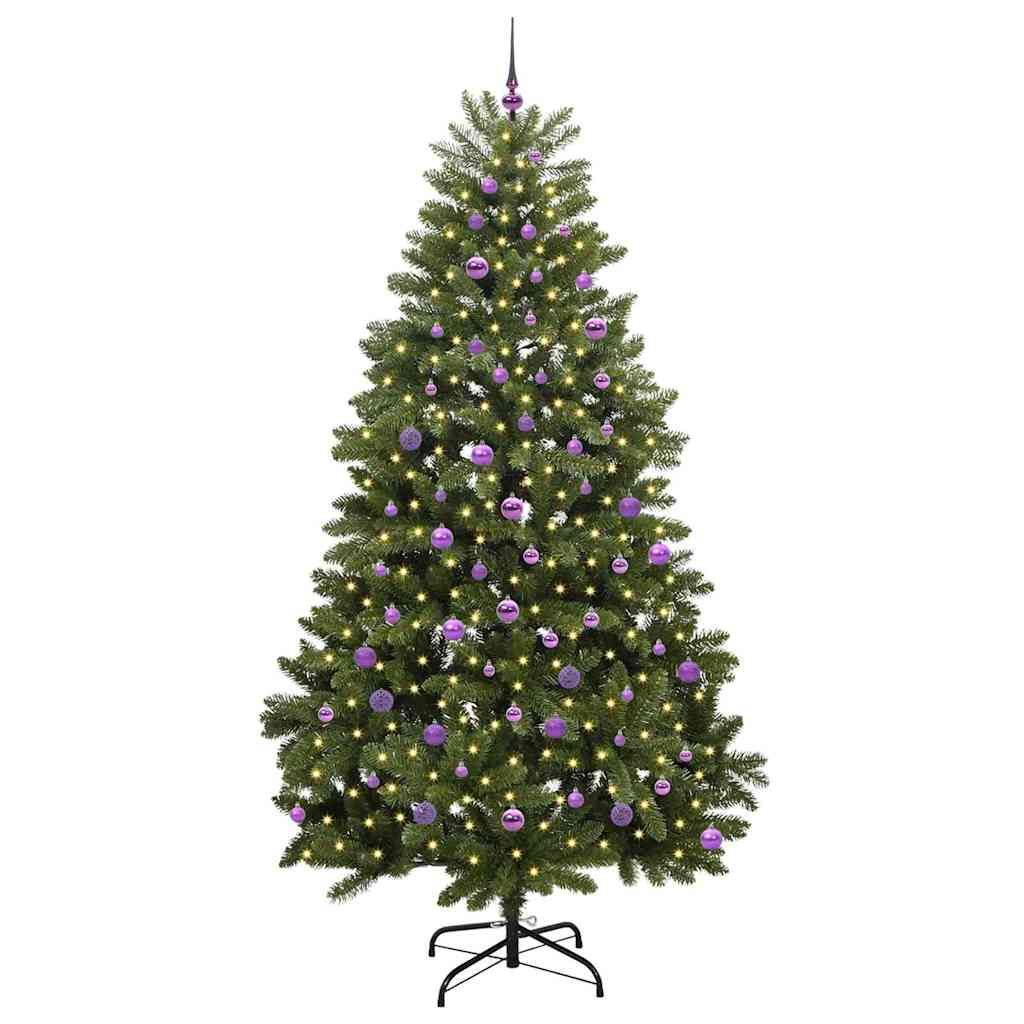 Artificial Christmas Tree Green 240 cm PVC and Metal