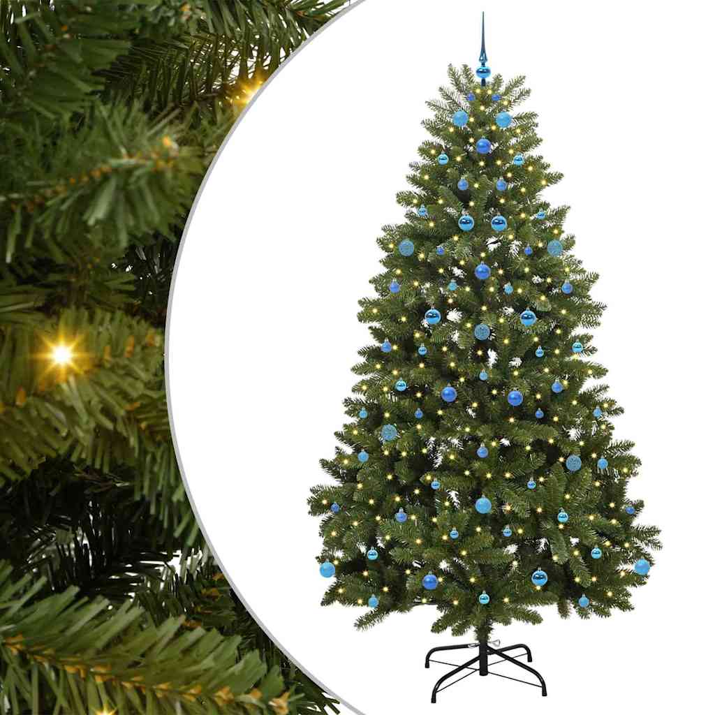 Artificial Christmas Tree Green 240 cm PVC and Metal
