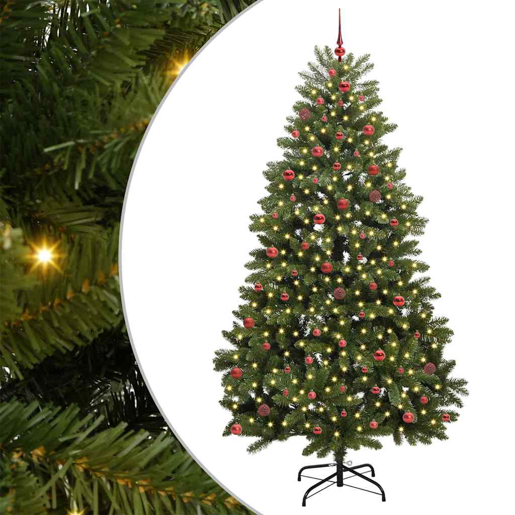 Artificial Christmas Tree Green 270 cm PVC and Metal