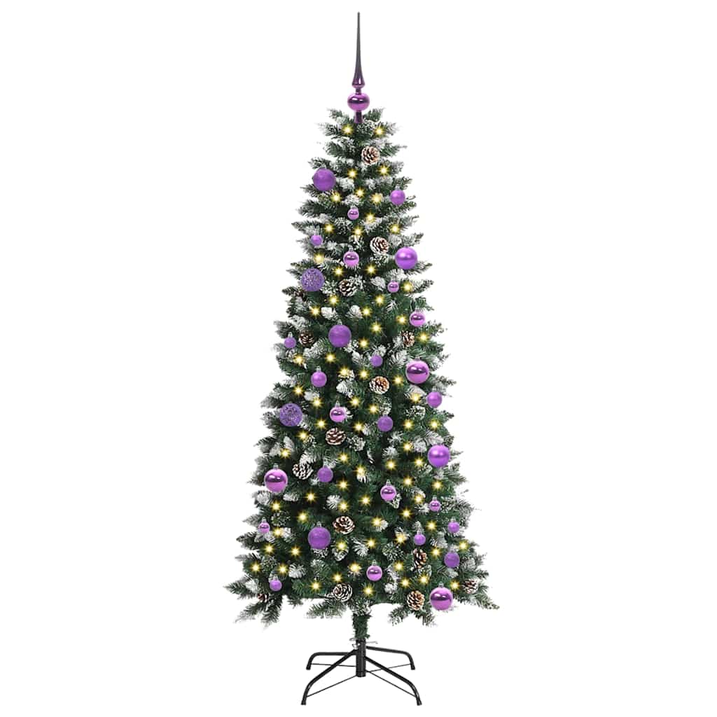 Artificial Christmas Tree with 150 LEDs Green 66 x 66 x 150 cm