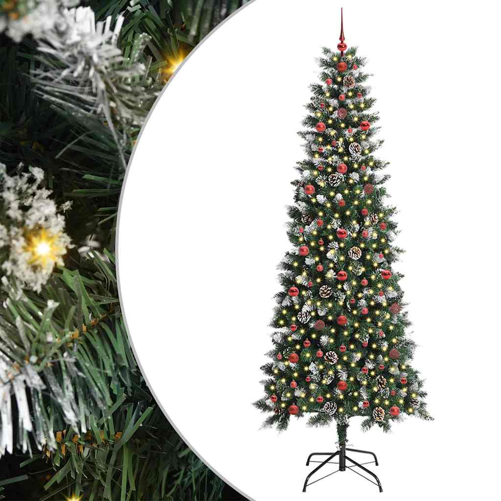 Artificial Christmas Tree with 300 LEDs Green 96 x 96 x 240 cm