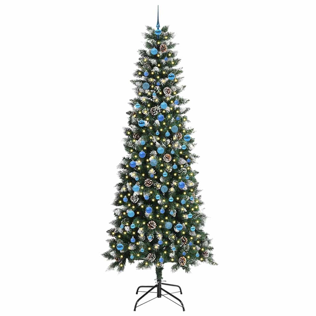 Artificial Christmas Tree with 300 LEDs Green 96 x 96 x 240 cm