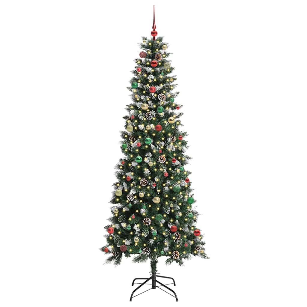 Artificial Christmas Tree with 300 LEDs Green 96 x 96 x 240 cm